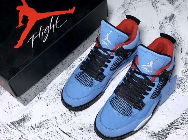 Rep Onekick Air 4 Cactus Travis Scott 308497-406 Jack Jordan x 0812